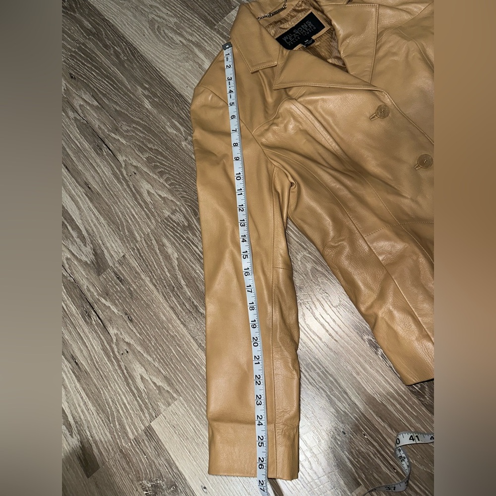 Wilson Leather x Pelle Studio Camel Jacket‎ Medium - Picture 11 of 13